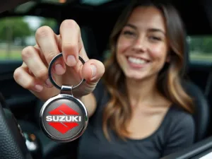 Suzuki Llaveros Mujer Metal Moderno Premium